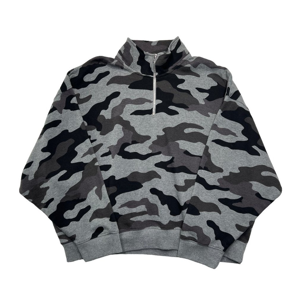 Victoria's Secrete PINK Women's Camo 1/4 Zip Sweater